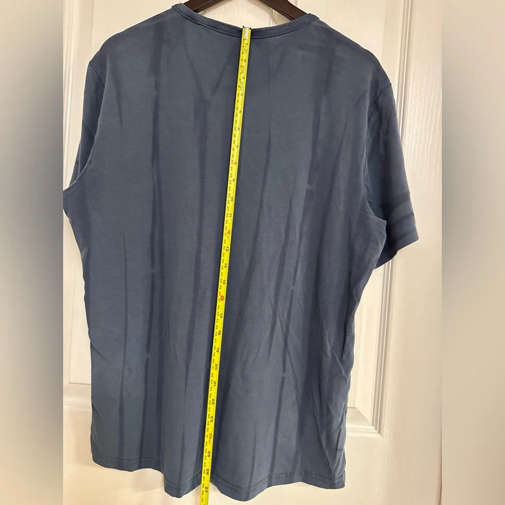 Lululemon Men’s Classic Tee | Blue Slate | Size L (Measured) - Picture 5 of 6